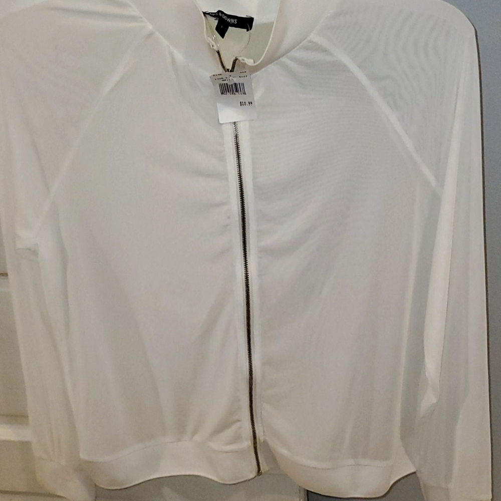 Mesh workout sweater